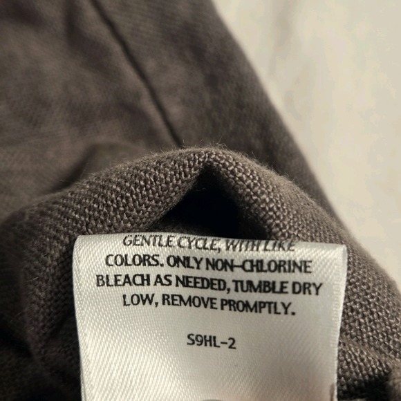 Eileen Fisher Women's 100% Linen Bermuda Short 11.5" Inseam, Size M, Taupe Gray - Picture 5 of 9